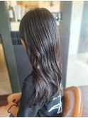 学生カット×ツヤ髪9.18暗めカラー