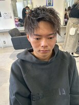 メンズサロン キング 心斎橋店(Men’s salon K!ng) ホワイトメッシュ/ツイスト/ツイスパ/パーマ/メンズ/眉毛/心斎橋