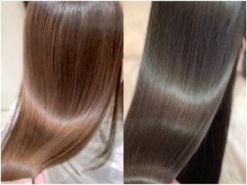 ナトゥーラ 本山店(Natura)の写真/“癖で扱いにくい/まとまらない” お悩みは、Naturaの髪質改善/縮毛矯正で頭皮・髪への負担少なく解決◎