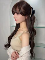 ボタン ハカタ(VOTAN hakata) チョコレート/ダブルカラー/レイヤーカット/前髪/センター分け