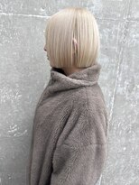 オーン 渋谷(OOn)&nbsp;ホワイトブロンド/ミニボブ