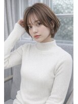 ラ ブレス 大阪梅田(LaBless)&nbsp;透け感前髪×丸みショートボブ