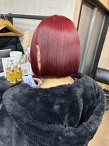 トリコ(ToricO)&nbsp;ダブルカラー　チェリーレッド　ワインレッド　ブリーチ