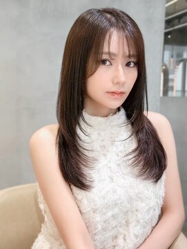 ロンドクレール 川崎(Lond clair) 韓国顔周り/ハイレイヤー/ミディアムレイヤーカット/川崎14