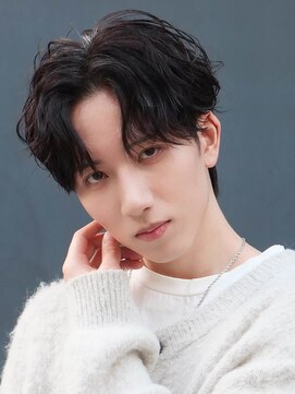 men's salon L-MARK 京都駅前【3月 NEW OPEN(予定)】 センターパート/ニュアンスパーマ/ダウンパーマ/men's