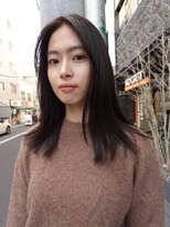 セーヌ(CEINE) CEINE【三軒茶屋】ミディアムウルフレイヤー×髪質改善縮毛矯正