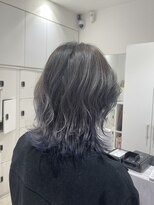 ケンジ 平塚 アネッタ(KENJE annetta)&nbsp;アッシュグレー＆インナーブルー