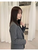 ハーツオオサカ(HE:ARTS OSAKA)&nbsp;艶感まとまる大人ミディアムヘア