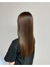 髪質改善ストレート＋カット＋艶カラー￥27000→￥24000