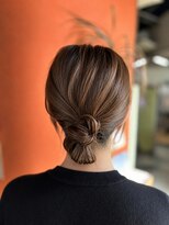 トータルヘアサロンカマダ&nbsp;お団子アレンジ