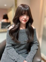 アクシス 栄店(`AXIS)&nbsp;森崎ワンホンレイヤー/ミルクティーブロンド/ダークブルー/栄