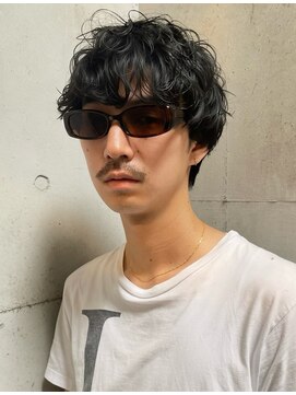 ガレージ 原宿 表参道(Garage) ミディアムマッシュパーマ
