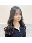 #グレージュカラー＃韓国風巻き髪
