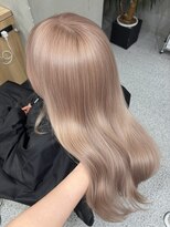 ペレ 原宿(PELE)&nbsp;ダークパープルナチュラルショート夏のヘアアレンジ原宿