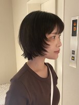 ノラギンザユー(NORA GINZA/U) ウルフボブレイヤーボブウルフカット韓国ヘア平成ハッシュカット