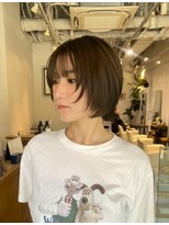 メグリ(meguri) レイヤーボブ ショートボブ アッシュカラー アッシュベージュ