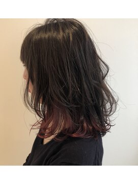 カシェ シモムラ(Cashe'e SHIMOMURA) ピンク×レイヤーカット