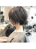 ボブっぽい、ショートっぽい、ボブとショートのあいだ