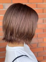 アークスヘアー&nbsp;大人可愛いインスタ人気外国人風オレンジベージュ×外ハネボブ