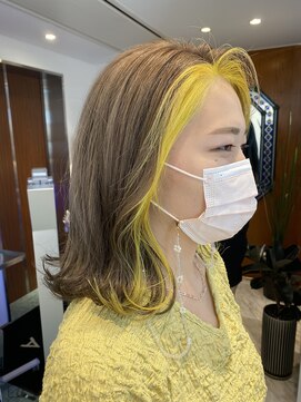 アテナ(ATENA) イエローベージュ×フレーミング　【ATENA中嶋】