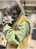 bibito メンズカット　ボブ　デジタルパーマ　ウェーブヘア