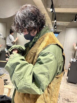 ビビト(bibito) bibito メンズカット ボブ デジタルパーマ ウェーブヘア