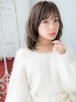 アルバハナレ 横浜(αlba HANARE) 関内/髪質改善/グレージュカラー×くびれミディアムボブディd