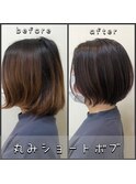 ショートボブばっさりスタイルチェンジ