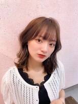 ルームバイシー 新宿(Loom. by Sea)&nbsp;くびれヘア/ブラウンカラー/透明感カラー/艶感カラー