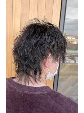 シャメル(Chamel) 【メンズパーマスタイル】ウルフ×ツイストスパイラル