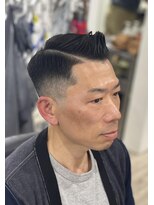 日本橋グラデーション　コームオーバー　メッシュコーム