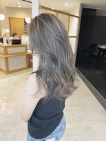 チェレ アズーリ 狭山店(Chere azuri)&nbsp;かきあげバング/ラテベージュ/ハイライト/大人ハイライト