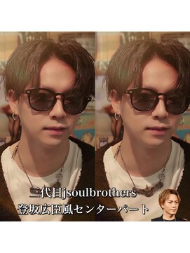 レジット メンズ ヘアサロン(LEGIT MEN's HAIR SALON) 登坂広臣風センターパート