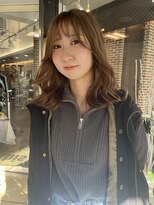 ヘアーアンドメイク ビス(HAIR&MAKE bis)&nbsp;暗染めからもできるミルクティーカラー☆【多田　華歌】
