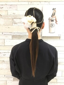 ブルームス アンジュ(Blooms Unge) ヘアセット結婚式およばれスタイル