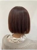 顔型別ヘアスタイル特集 美髪のススメ ピンクブラウン