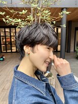 ハルキ ミナト ジャパン オオサカ(HARUKI MINATO japan OSAKA)&nbsp;40代50代小顔似合わせカットくびレイヤーエモージュ大人可愛い