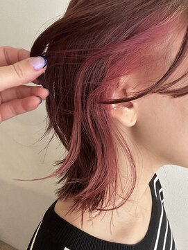 バズ(BUZZ) インナーカラーピンク★秋山