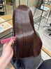 【カットなし】　イルミナカラー＋髪質改善＋Aujuaトリートメント　