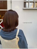 切りっぱなしボブ/エアリーロング/美髪のススメ/ピンクブラウン