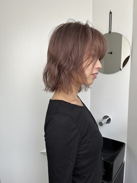 ロールアップスリーブス(ROLL UP SLEEVES) ミルクティーピンクベージュ