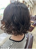 秋っぽパーマスタイル