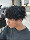 【波巻きツイストスパイラル】木更津/メンズパーマ/メンズカット