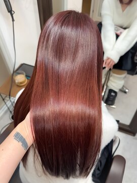 スウド(Swd) 髪質改善/ケアカラー/ULTOWA/ピンクレッド/暖色カラー/艶髪