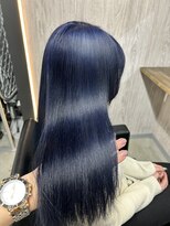 ラフィット 香椎(lafit)&nbsp;ネイビーブルー　ブリーチカラー艶カラートリートメント