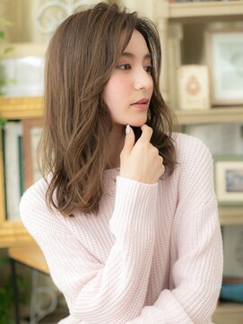 カバーヘア ブリス 北浦和(COVER HAIR bliss) かきあげバング抜け感ウルフレイヤーロングh4北浦和20代30代40代