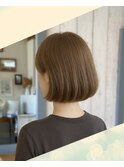 【ふんわり自然に馴染むナチュラルボブ】