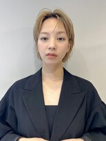 レトン 銀座(leton)&nbsp;ボブ/ブロンド/ショートカット/ケアブリーチ/似合わ/透明感