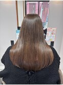 セミロング×超高濃度水素カラー