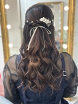 セット アンド バイ ルゥーダ 品川駅前店(SET and..by Rouxda.)&nbsp;ツヤハーフアップ